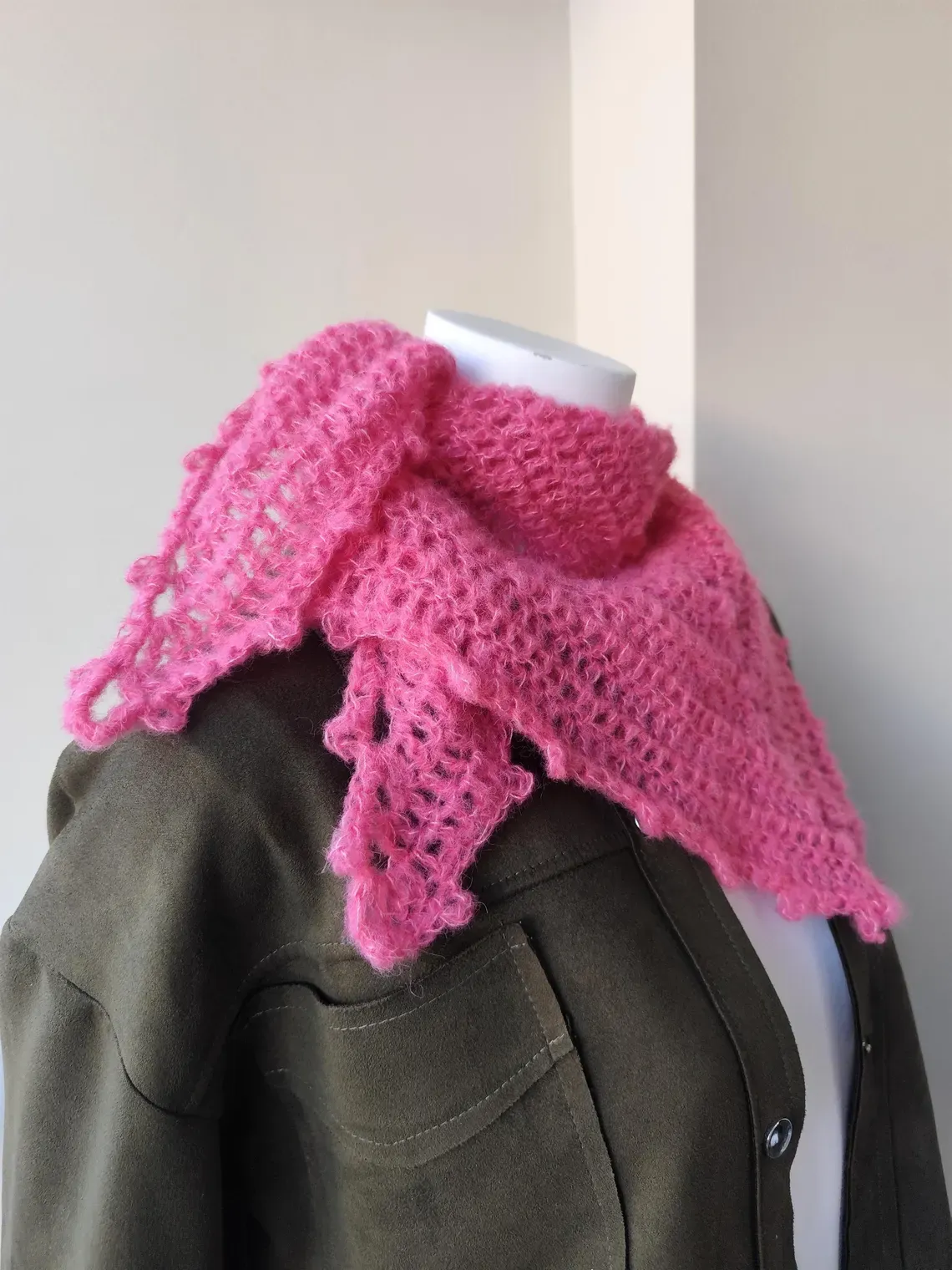 Pañuelo de ganchillo de alpaca - Imagen 14