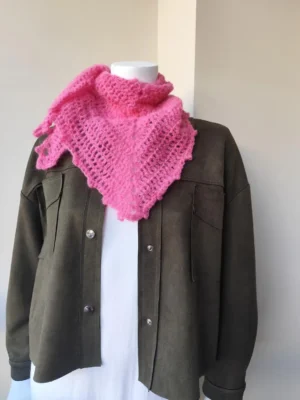 Pañuelo de ganchillo de alpaca