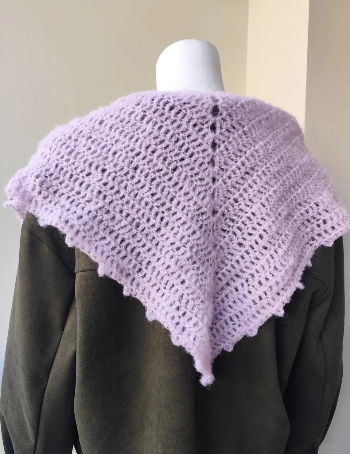 Pañuelo de ganchillo de alpaca - Imagen 6